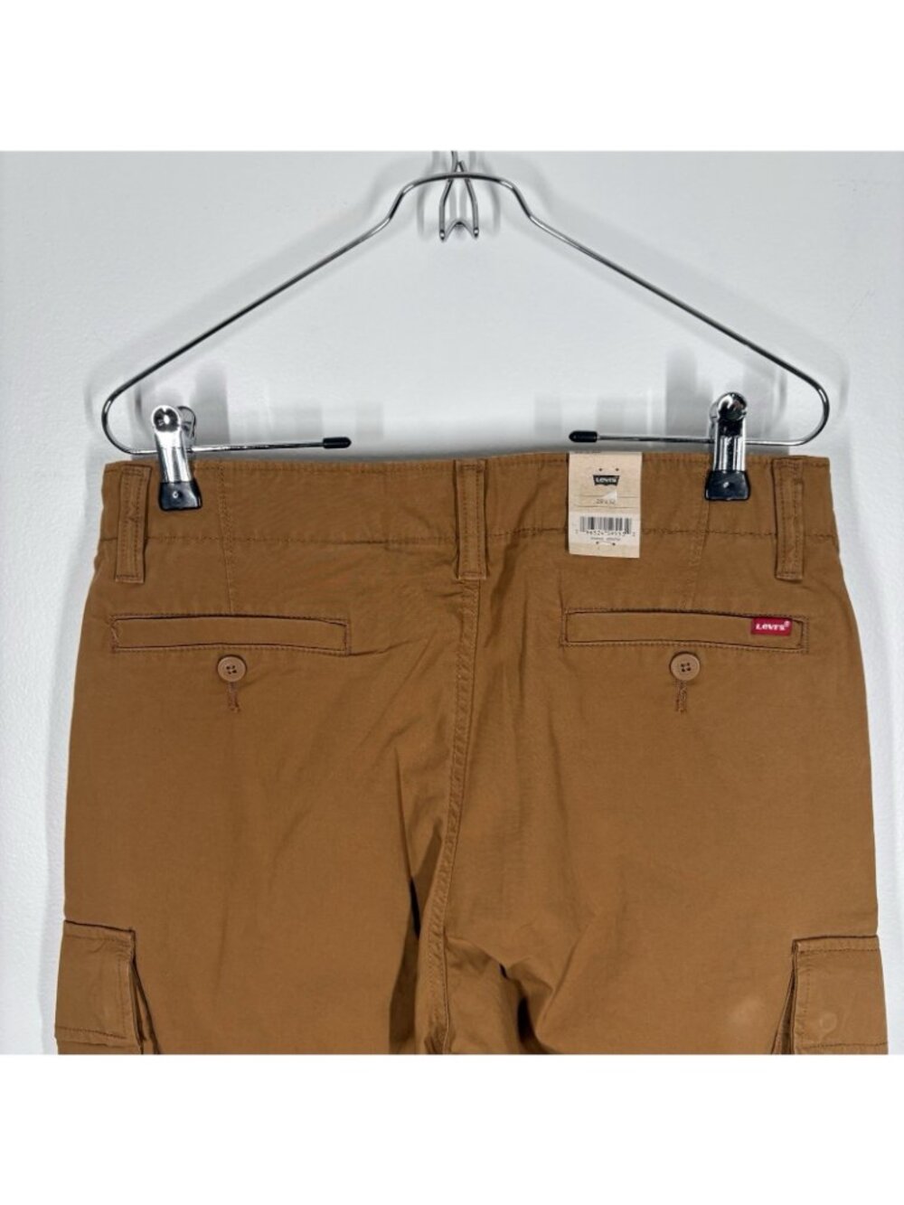 Levi’s Men Size 34x30 Brown Stretch Casual Chino XX Cargo Taper Pants NWT - Picture 10 of 13
